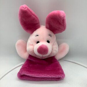 Vtg Fisher-Price Disney Winnie the Pooh PIGLET HAND PUPPET 12.5" Plush Toy